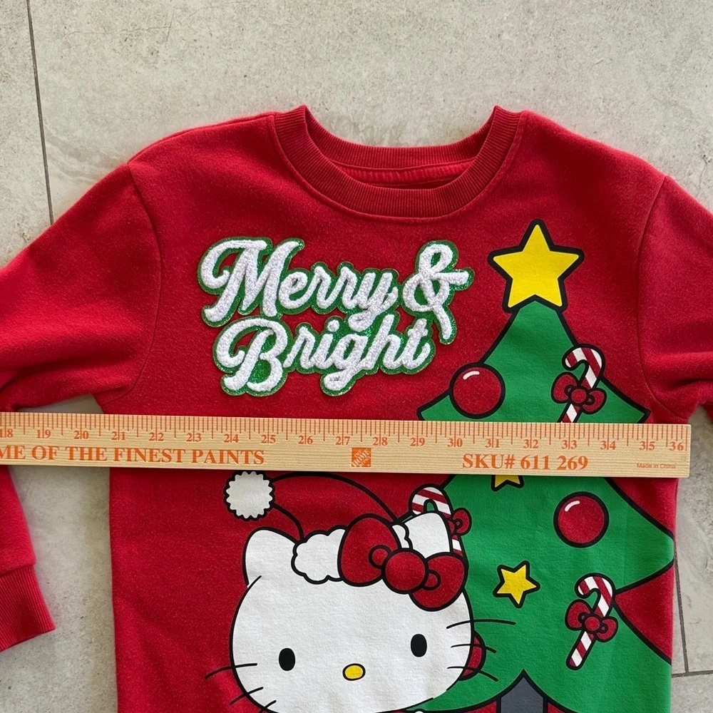 Hello Kitty Christmas Red Sweatshirt for Kids